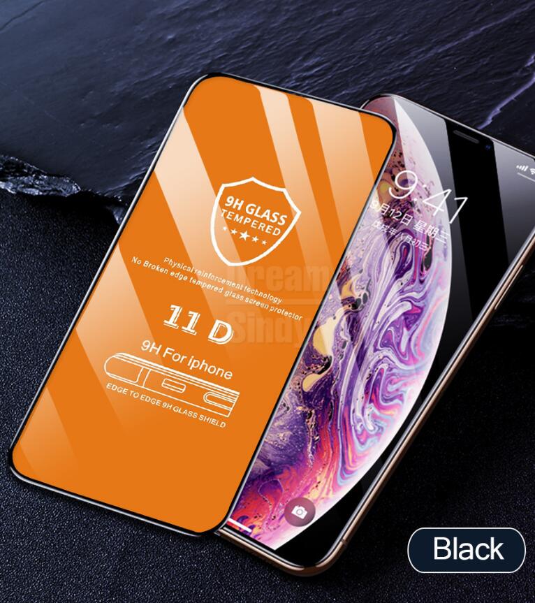 11D Curved Edge Protective Glass on the For iPhone 7 8 6 6S Plus Tempered Screen Protector For iPhone 8 7 6 6s Plus Glass Film