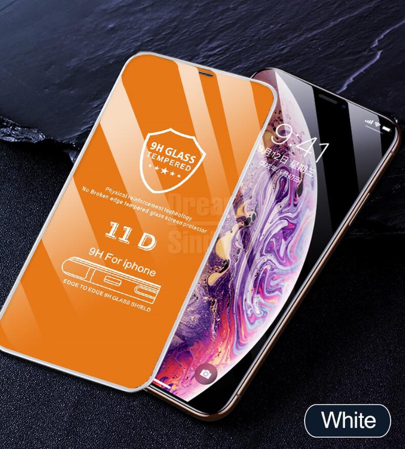 11D Curved Edge Protective Glass on the For iPhone 7 8 6 6S Plus Tempered Screen Protector For iPhone 8 7 6 6s Plus Glass Film